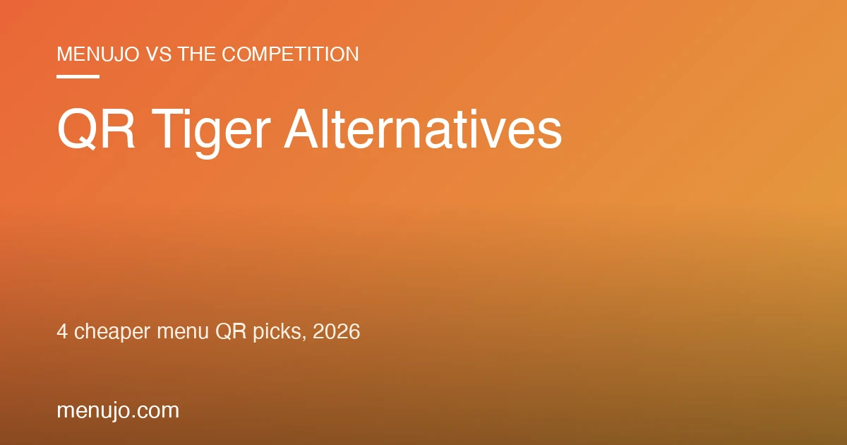 QR Tiger Alternatives: 4 Cheaper Menu QR Picks (2026)